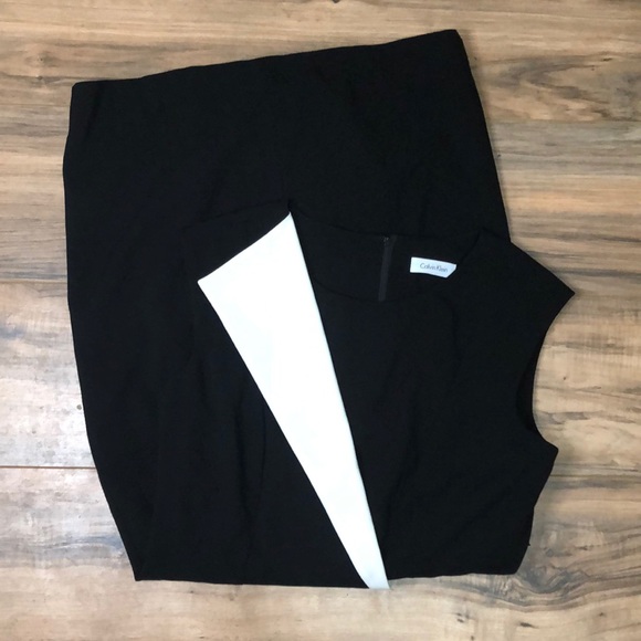 Calvin Klein Dresses & Skirts - Calvin Klein sz 6 black with white collar detail